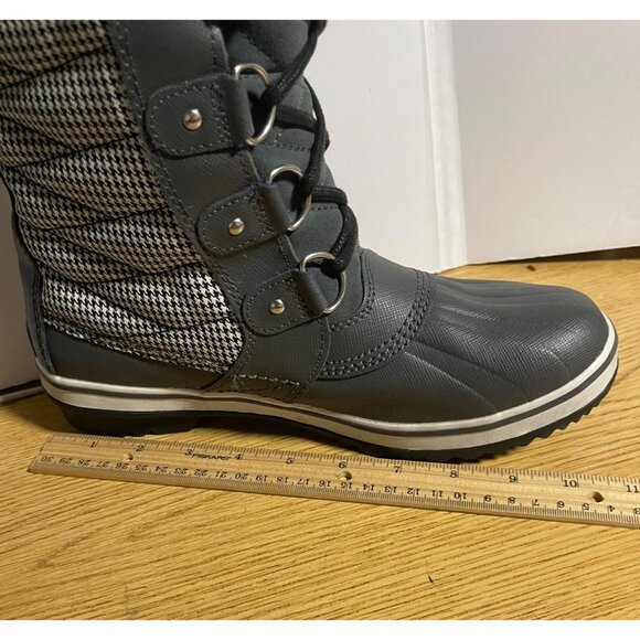 Sorel Womens  Tofino II WinterWaterproof Snow Boots Gray Houndstooth Size 8.5 - Picture 12 of 12